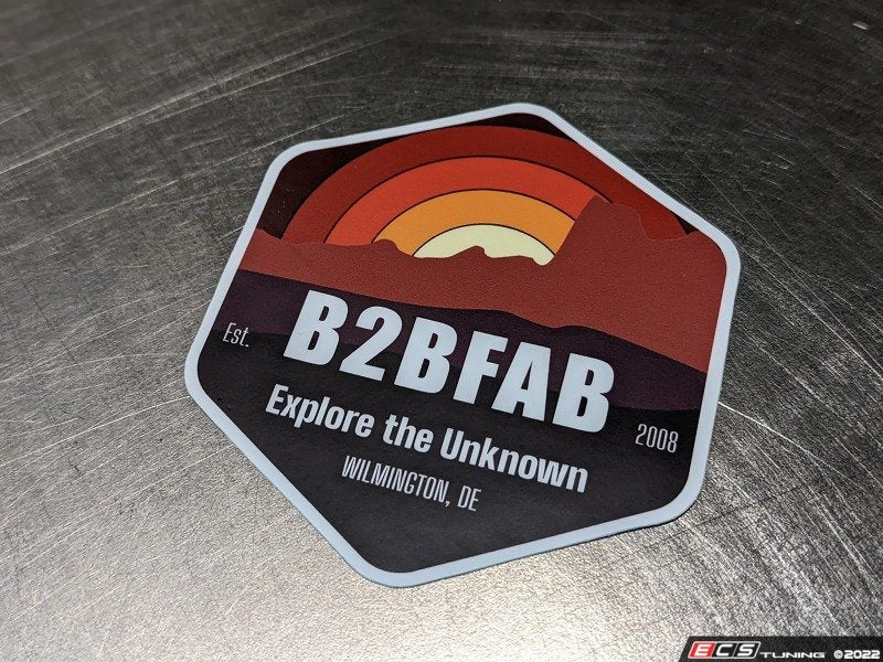 B2BFAB "Explore The Unknown" Die-cut Sticker