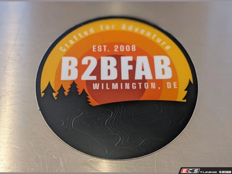 B2BFAB "Crafted For Adventure" Die-cut Sticker