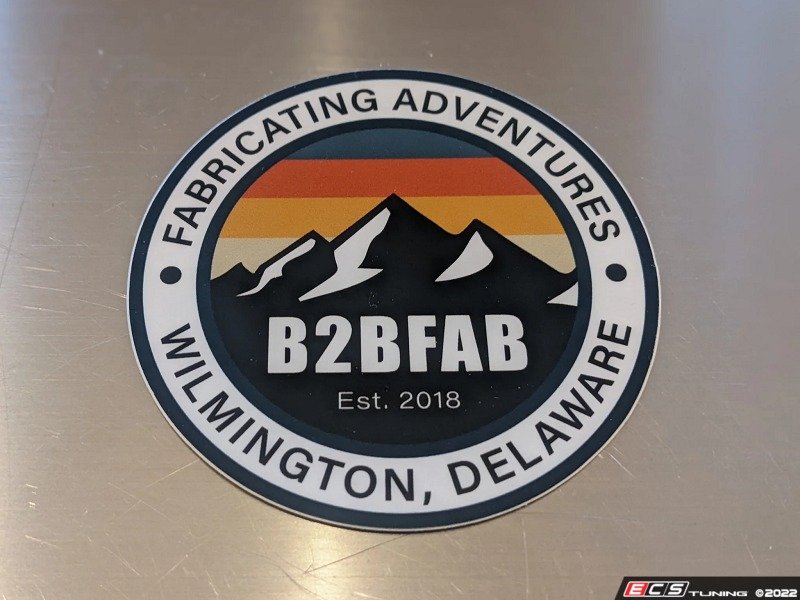 B2BFAB "Fabricating Adventures" Die-cut Sticker