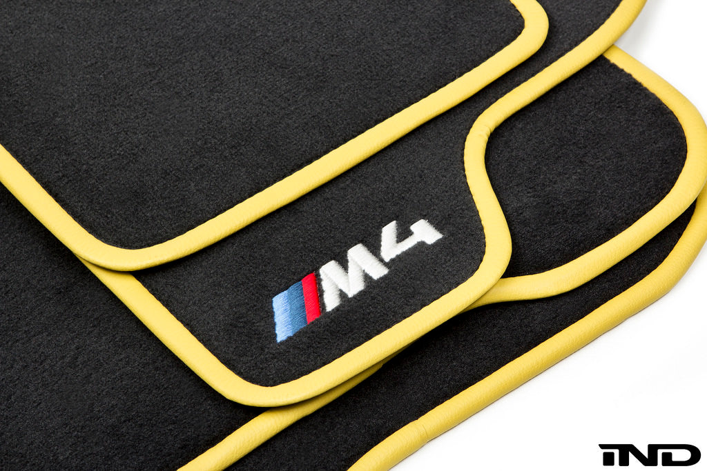 IND F8X M3 / M4 Custom Floor Mat Set