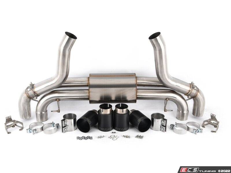 Dinan Free Flow Axle-Back Exhaust - Black Tips