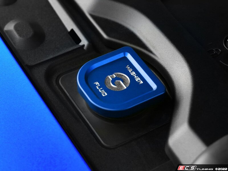 BLACKLINE Performance G8x Washer Fluid Cap - Motorsport Blue