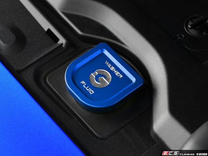 BLACKLINE Performance G8x Washer Fluid Cap - Motorsport Blue