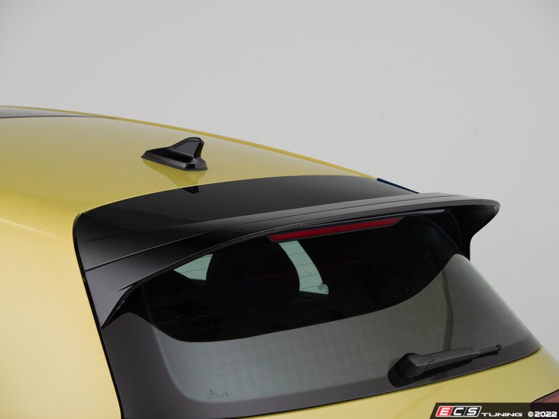 MK8 Golf R / Clubsport Rear Hatch Spoiler - Deep Black Pearl