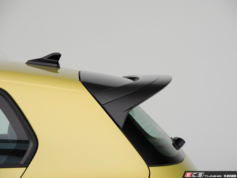 MK8 Golf R / Clubsport Rear Hatch Spoiler - Deep Black Pearl