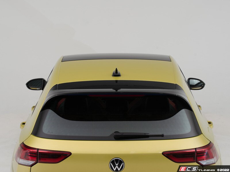 MK8 Golf R / Clubsport Rear Hatch Spoiler - Deep Black Pearl