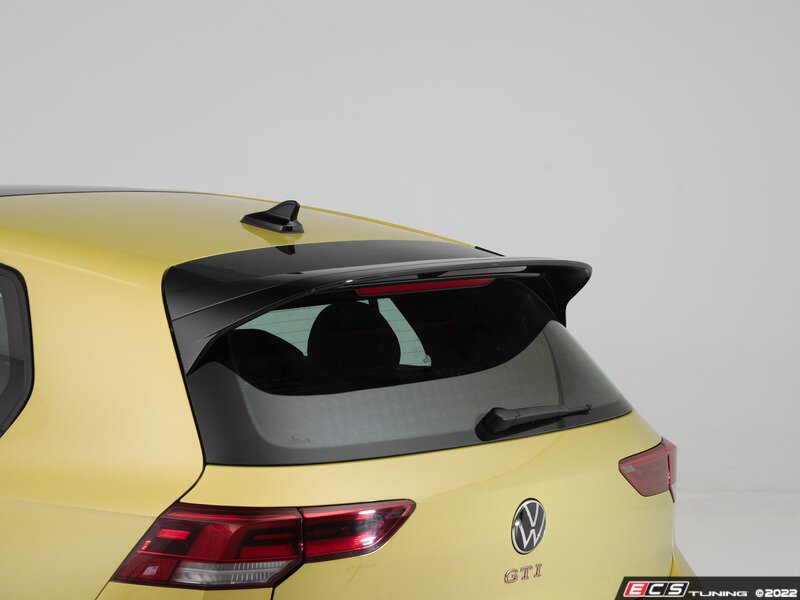 MK8 Golf R / Clubsport Rear Hatch Spoiler - Deep Black Pearl