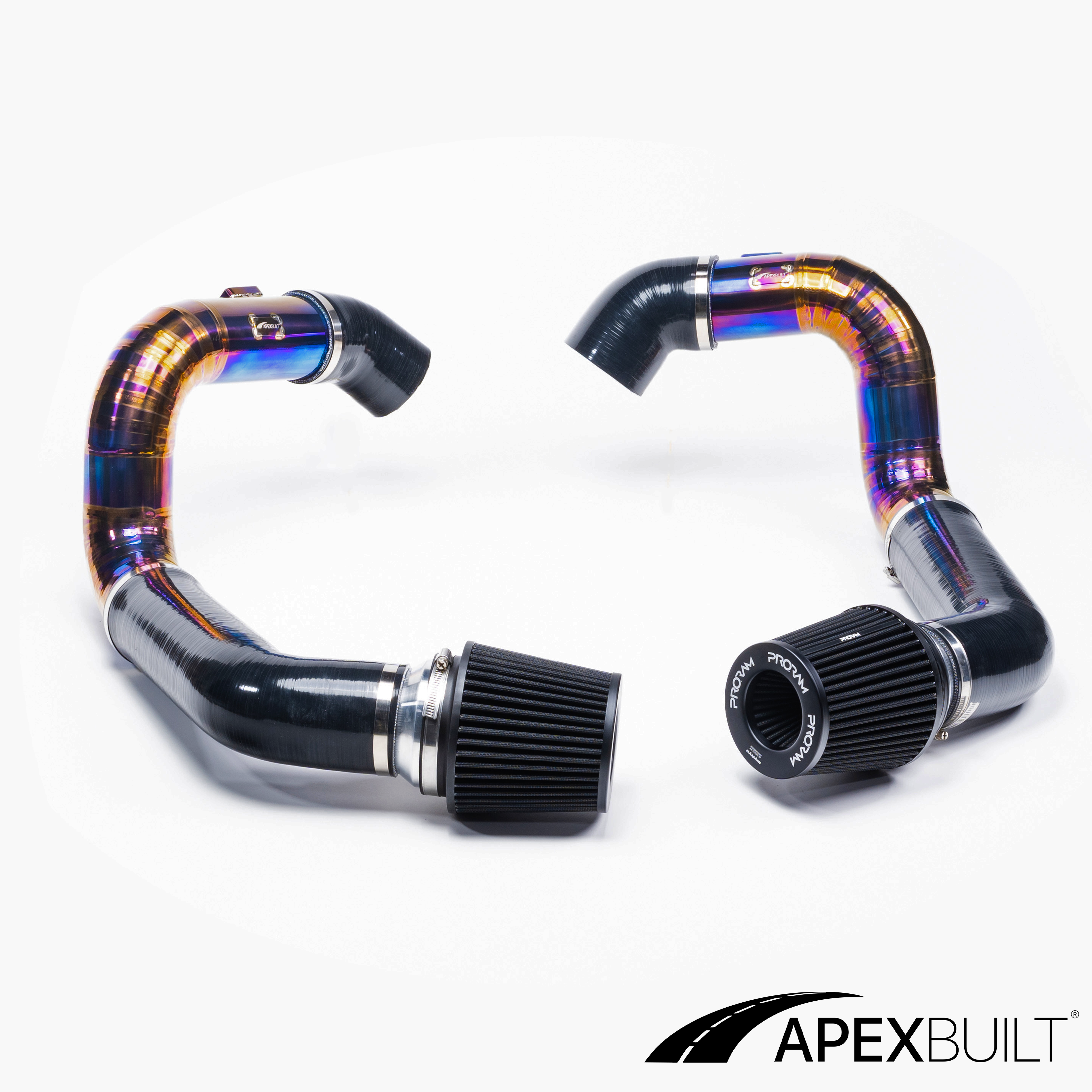 ApexBuilt® BMW F10 M5/F12 M6 Titanium Front Mount Intake Kit (S63TU, 2012-17)