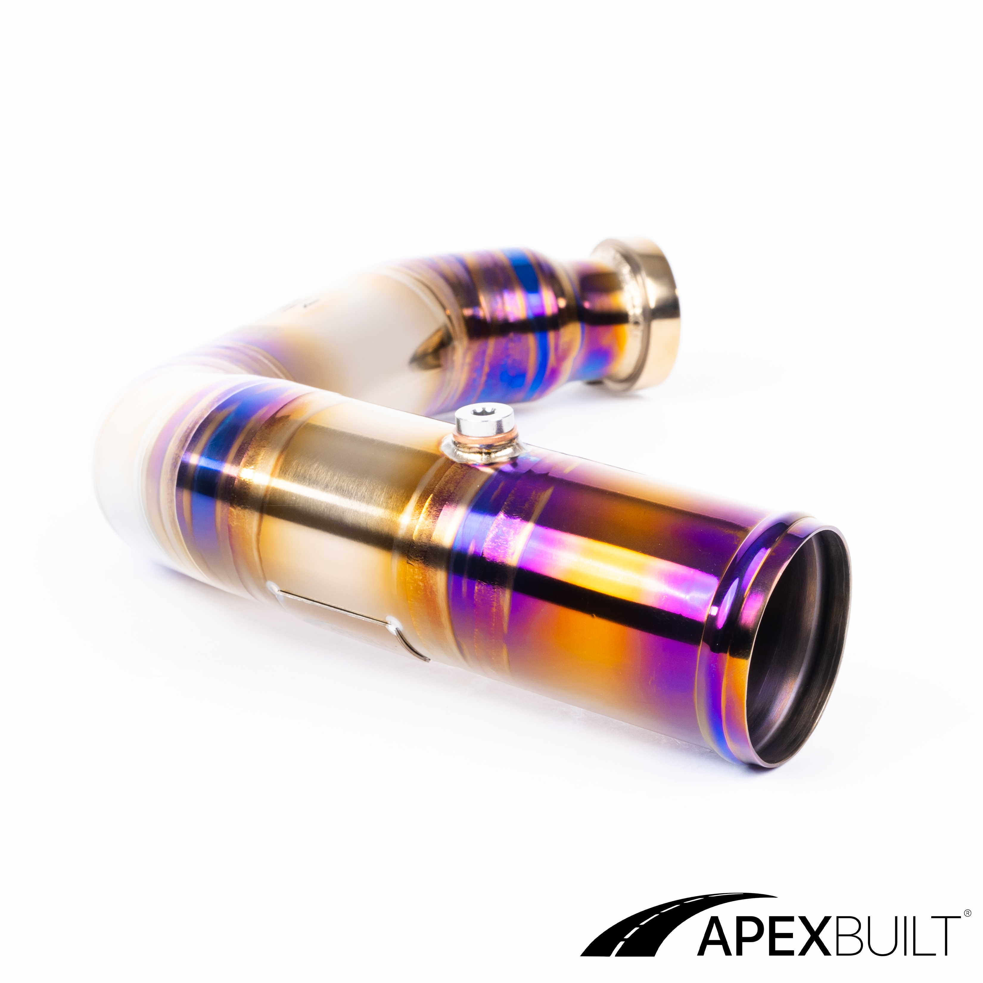 ApexBuilt® BMW F87 M2C, F80 M3, & F82/F83 M4 Titanium Charge Pipe Kit (S55, 2015-20)