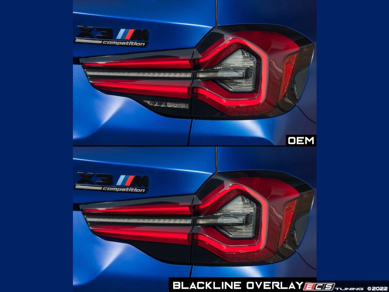 Blackline Taillight Overlay Kit - F97/G01 X3/X3M