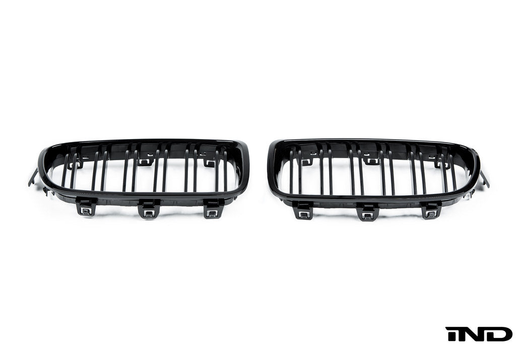 AutoTecknic F30 / F31 3-Series Dual Slat Front Grille Set