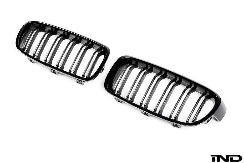 AutoTecknic F30 / F31 3-Series Dual Slat Front Grille Set