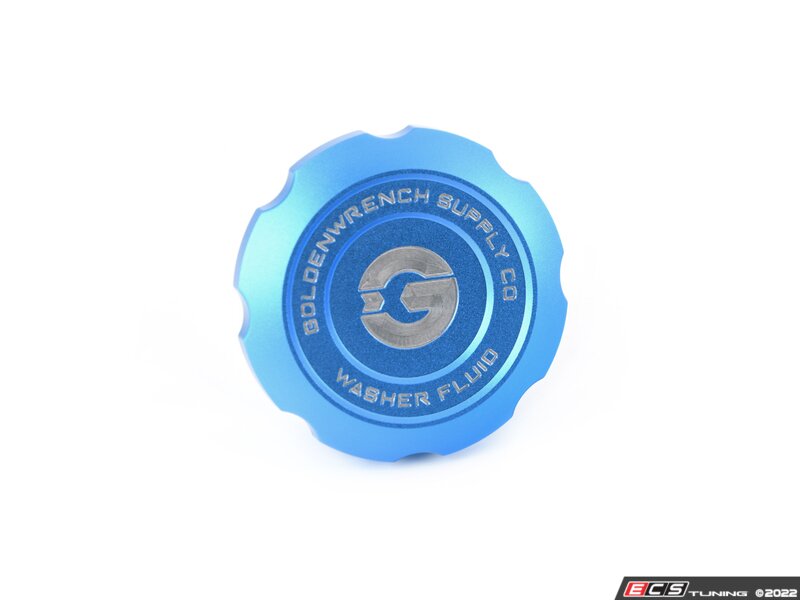 BLACKLINE Performance E9x Washer Fluid Cap - Motorsport Blue