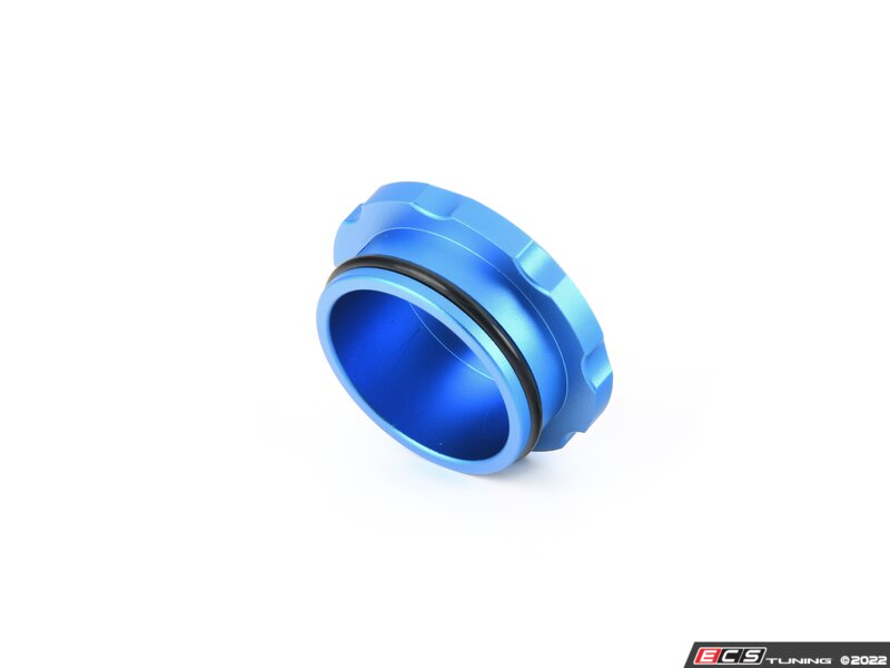 BLACKLINE Performance E9x Washer Fluid Cap - Motorsport Blue