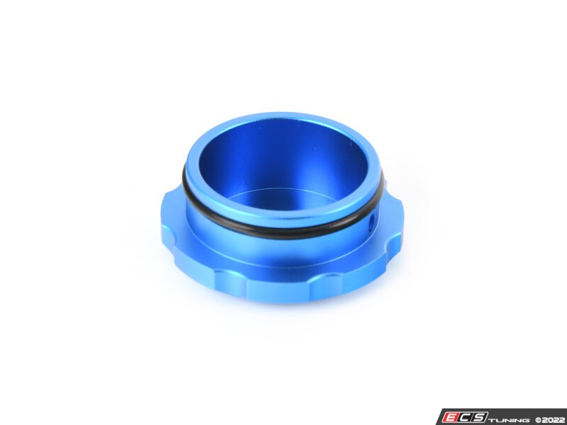 BLACKLINE Performance E9x Washer Fluid Cap - Motorsport Blue