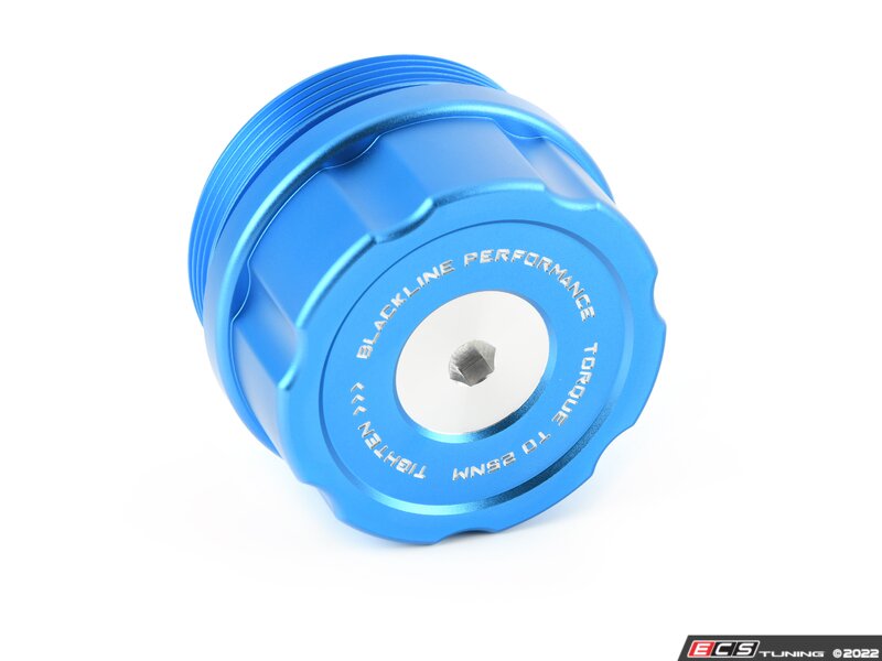 Blackline Performance Edition Oil Filter Housing Cap - Blue