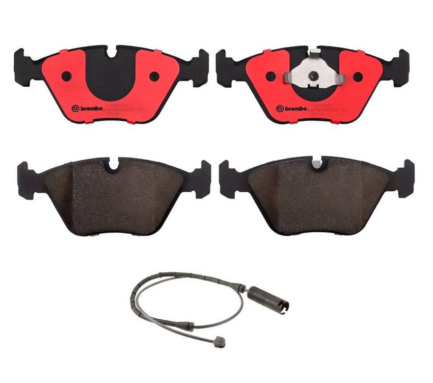 Brembo BMW Brakes Kit – Pads Front (Ceramic) (with Sensor) 34112282995 – Brembo 1811678KIT