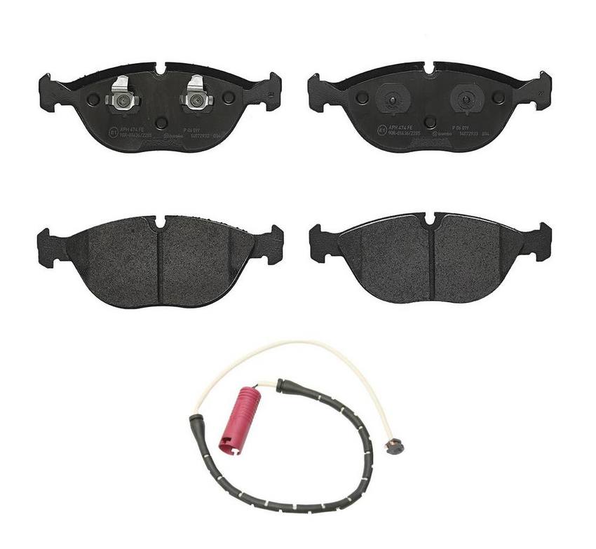 Brembo BMW Brakes Kit – Pads Front (Low-Met) (with Sensor) 8N0698151D – Brembo 1811770KIT