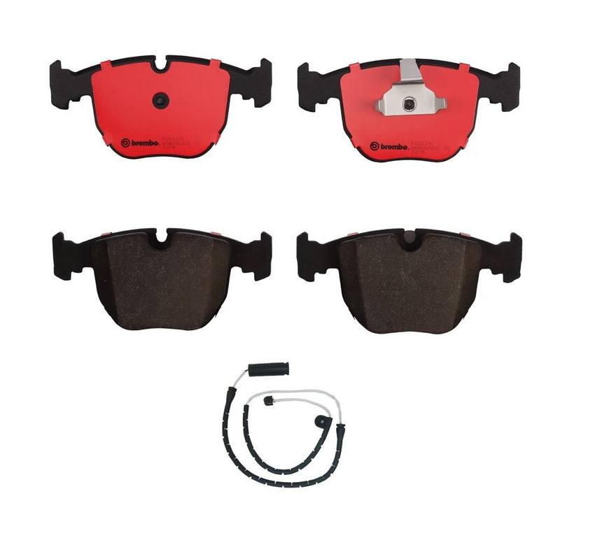 Brembo BMW Brakes Kit – Pads Front (Ceramic) (with Sensor) 34116761252 – Brembo 1811966KIT