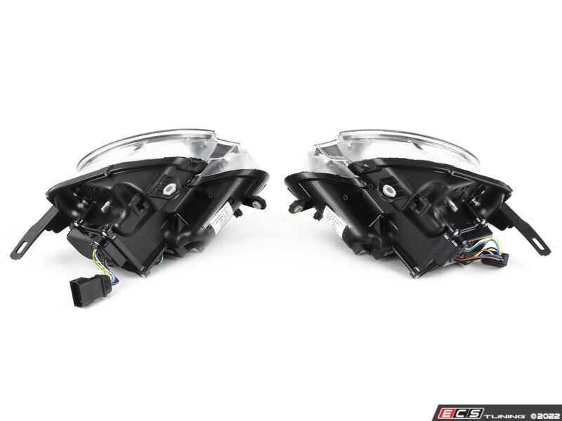 Projector Blackout LED DRL HID Headlights - Pair