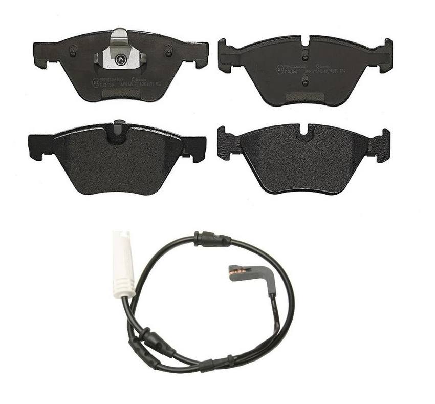 Brembo Brake Pad Set Kit – Front (Low-Met) (with Sensor)