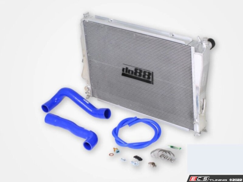 Aluminum Radiator - Blue Hose - E46 M3