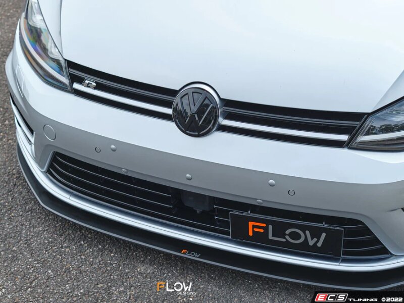 MK7 Golf R Chassis Mounted Front Lip Splitter V3 - EU/AU Models