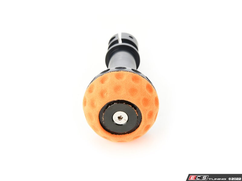 BFI Heavy Weight Golf Ball Shift Knob - SCHWARZ - Orange Alcantara