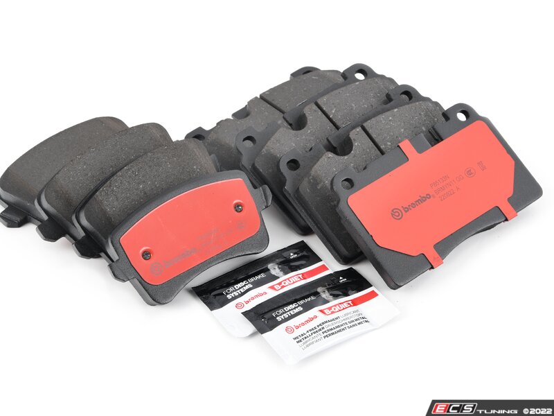 Front & Rear Premium Ceramic Brake Pad Kit