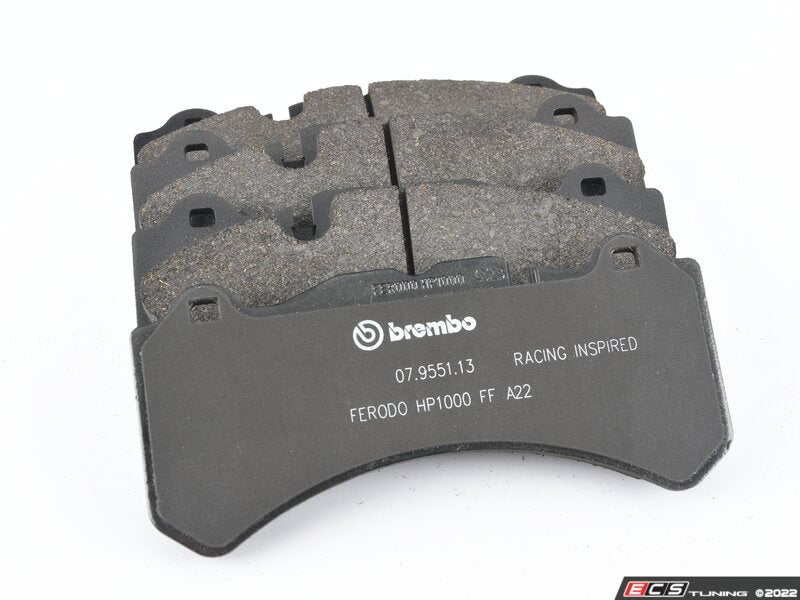 Front High Performance Street Compound Brake Pad Set