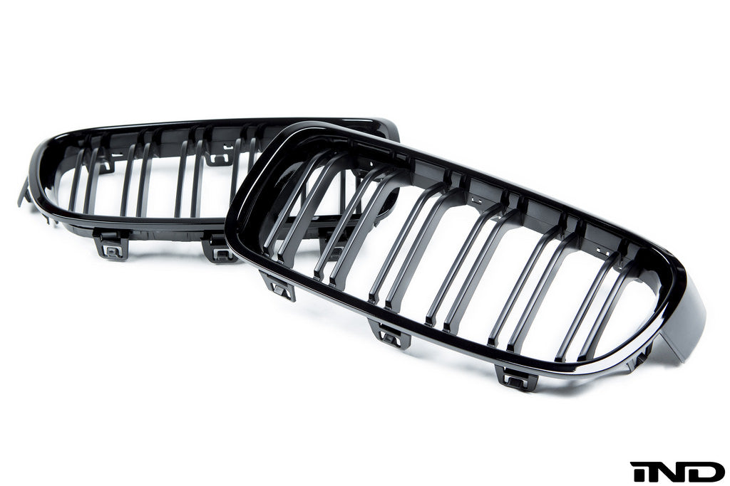 AutoTecknic F30 / F31 3-Series Dual Slat Front Grille Set