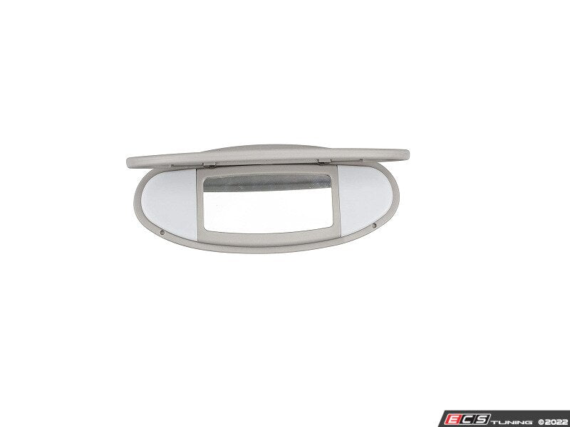 Sun Visor / Mirror Illumination Section Only Hellu Gray (HellGrau) Light Gray - Priced Each