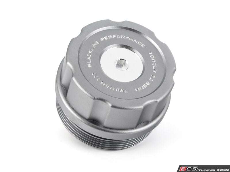 Blackline Performance Edition Oil Filter Housing Cap - Gray