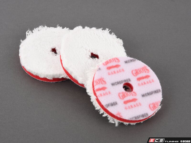 BOSS Microfiber Buffing Pads - 3"- 3 Pack