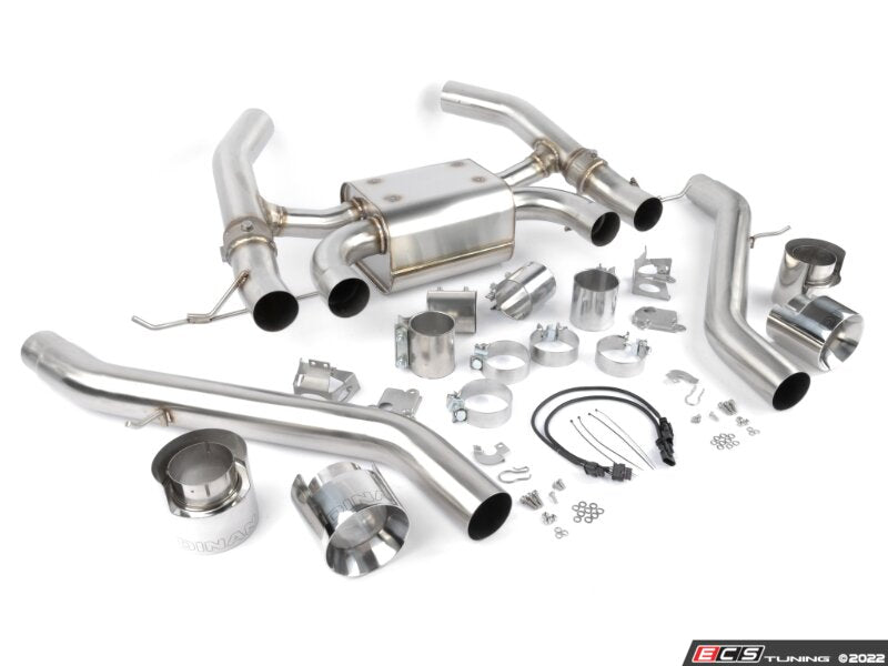 Dinan Valved Axle-Back Exhaust - 2021-2023 BMW M3/M4 - Polished Tips