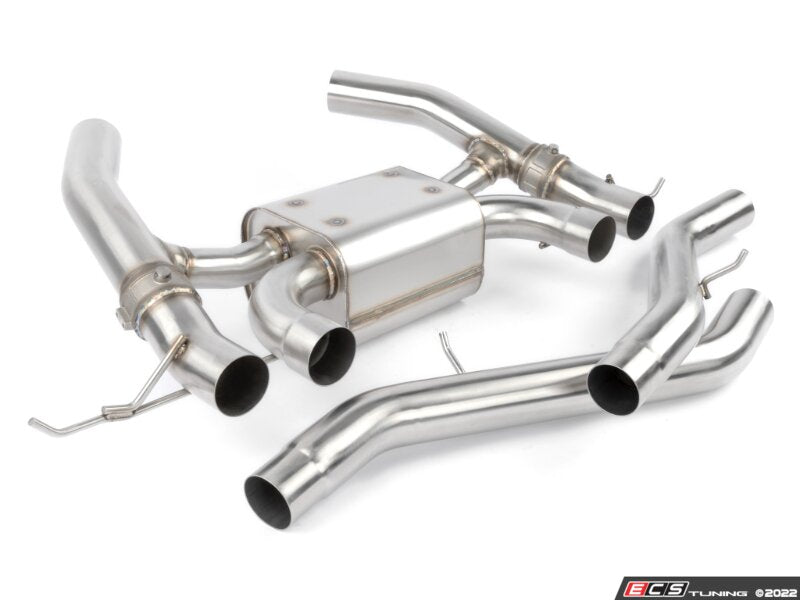 Dinan Valved Axle-Back Exhaust - 2021-2023 BMW M3/M4 - Polished Tips