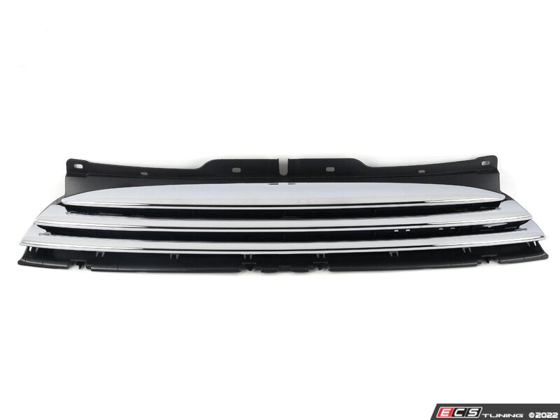 Upper Grille Center Section With Chrome - Priced Each