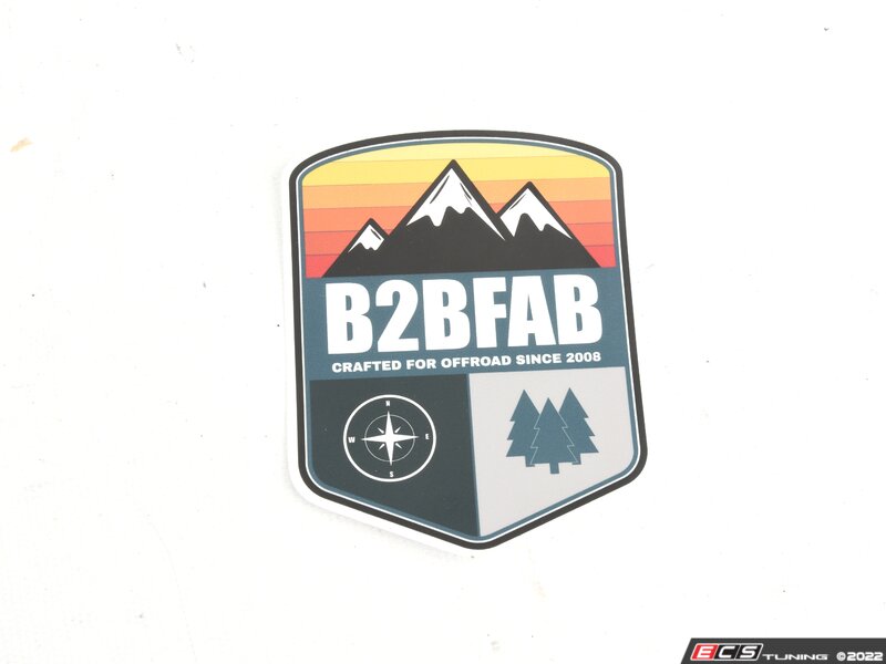 B2BFAB "Crafted For Offroad" Die-cut Sticker