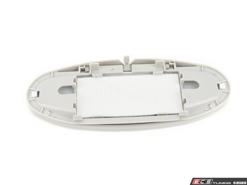 Sun Visor / Mirror Illumination Section Only Hellu Gray (HellGrau) Light Gray - Priced Each