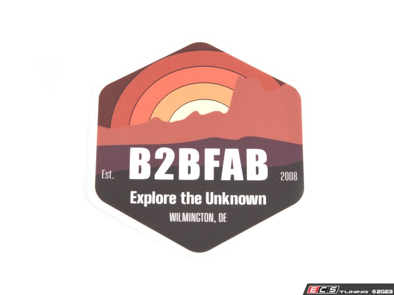 B2BFAB "Explore The Unknown" Die-cut Sticker