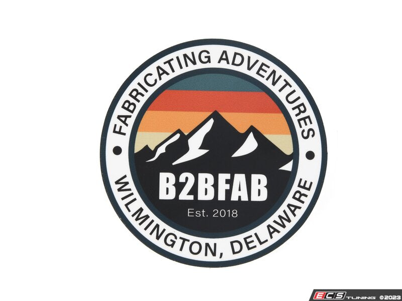 B2BFAB "Fabricating Adventures" Die-cut Sticker