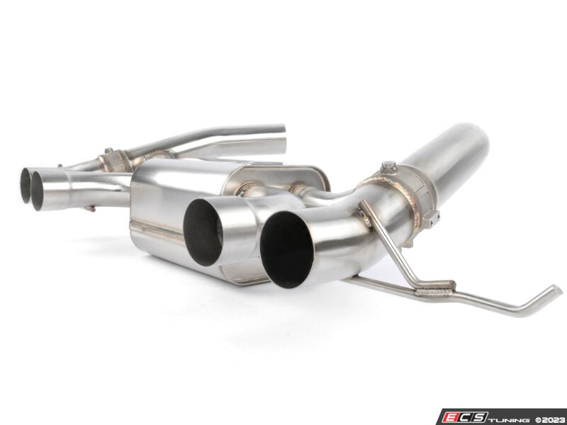 Dinan Valved Axle-Back Exhaust - Quad 114mm Polished Tips - BMW G87 M2