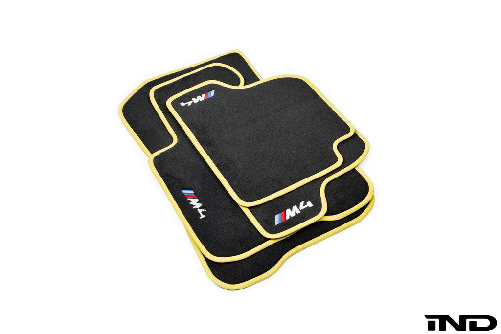 IND F8X M3 / M4 Custom Floor Mat Set