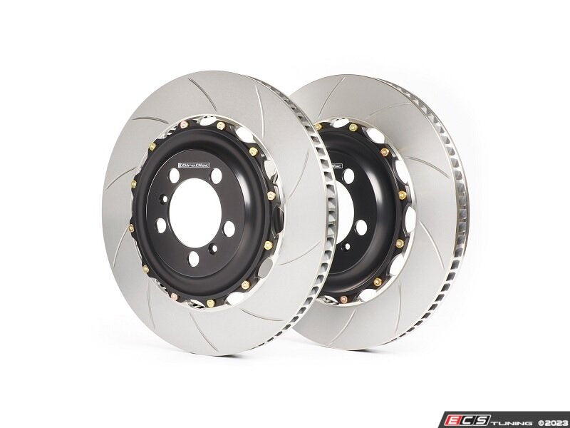 Front Slotted Two-Piece Rotors - Pair (350x34)