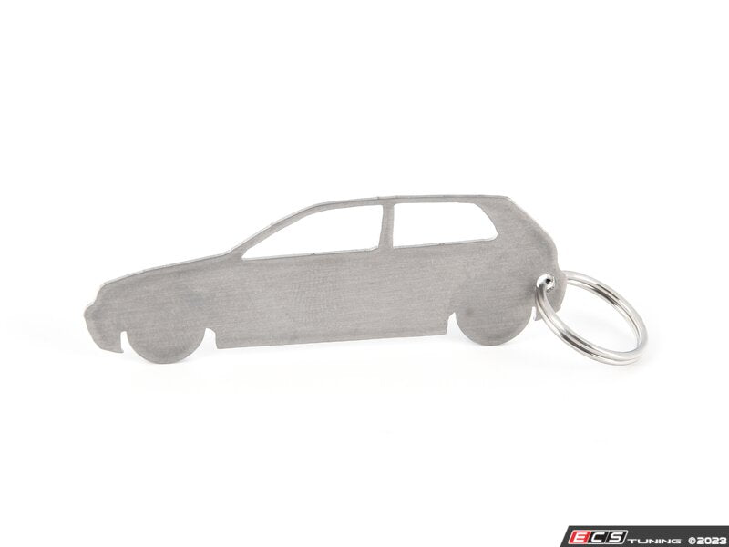 Stainless Steel VW Profile Keychains - Mk4 Golf