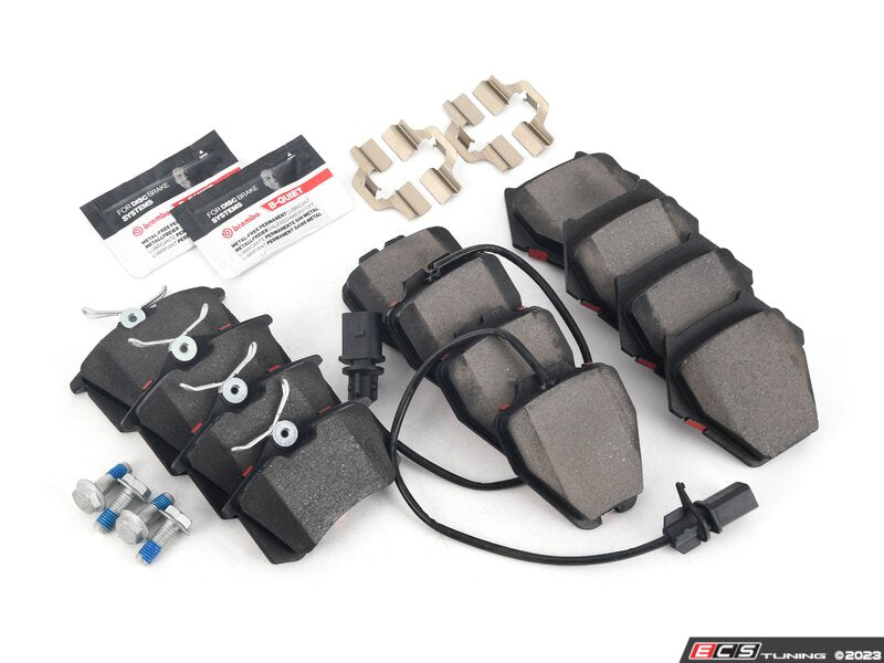 Front & Rear Premium Ceramic Brake Pad Set