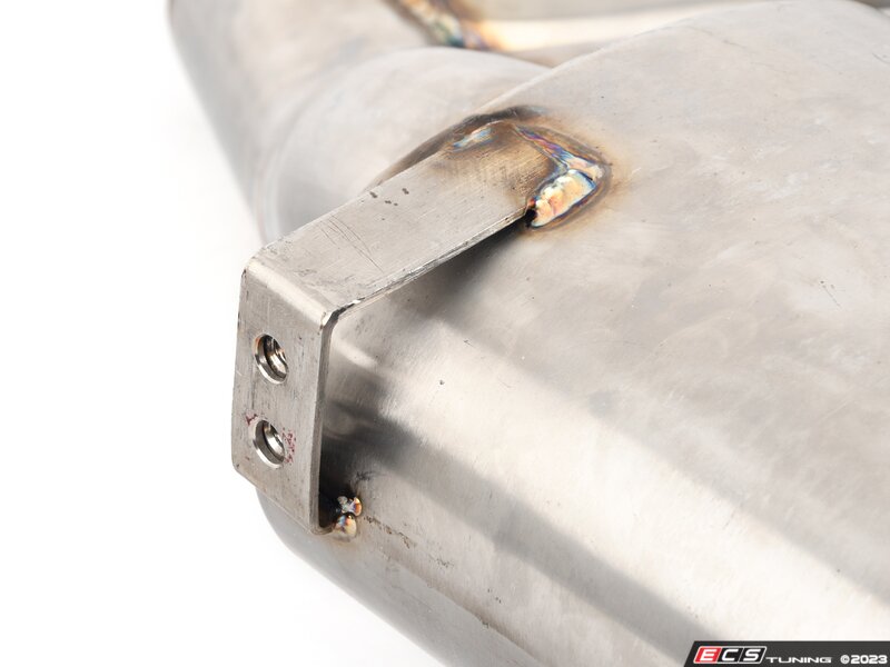 Maad Maxx Rear Exhaust Section 3 Can Valve - With Black Tips