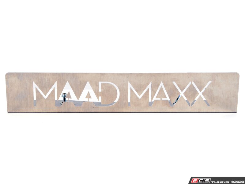 Maad Maxx Rear Exhaust Section 3 Can Valve - With Black Tips