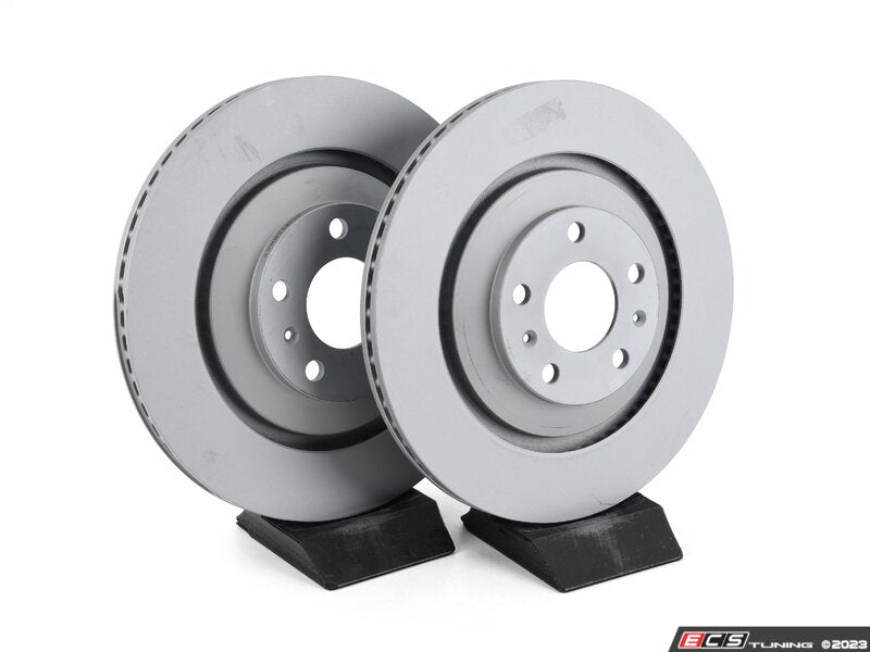 Rear Slotted Brake Rotors - Pair (335x22)