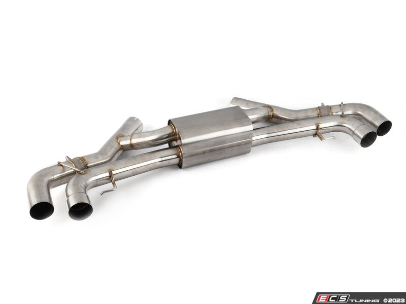 DINAN VALVED AXLE-BACK EXHAUST - 2020-2023 BMW X5M/X6M (black tips)